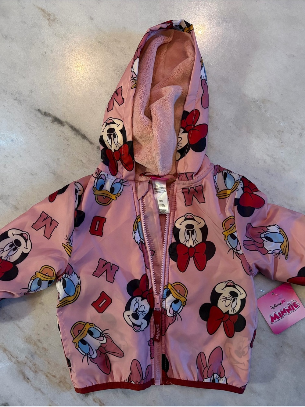 Disney Pink Minnie & Daisy Hooded Jacket